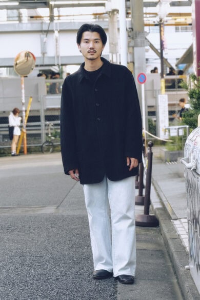 【20代スナップ@下北沢】ヘアまで計算された上品なハイブランドコーデ