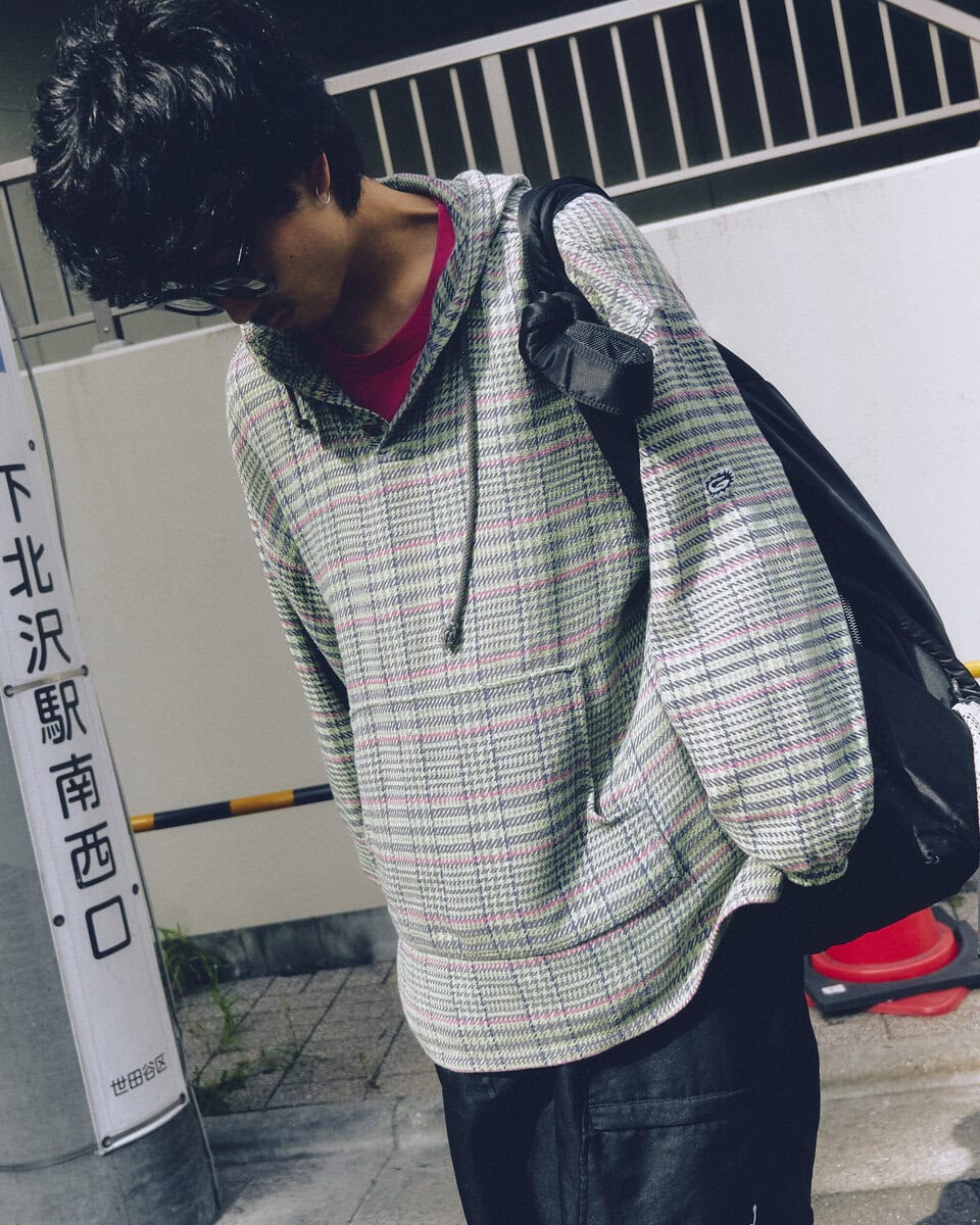 【20代スナップ＠下北沢】グレンチェックのブルゾンで感じる秋気分