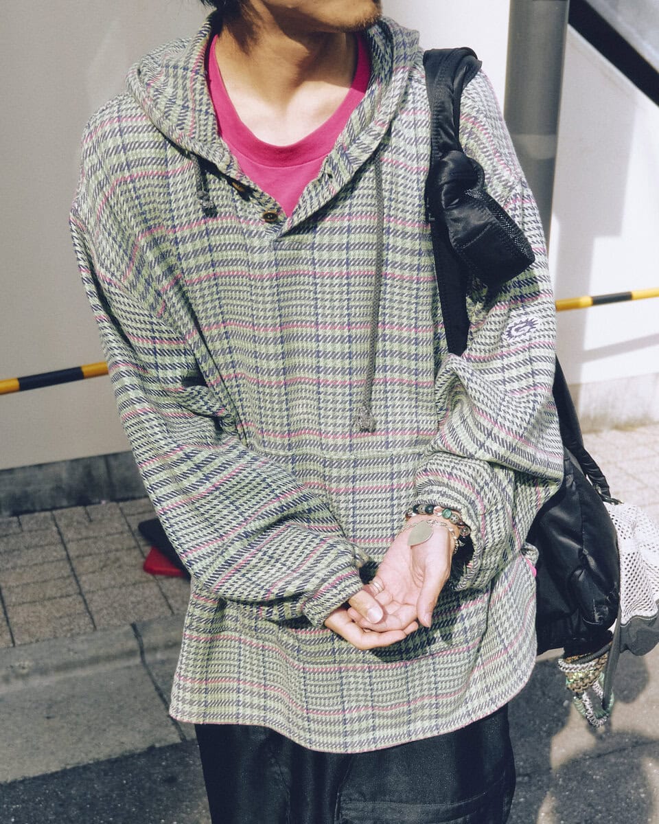 【20代スナップ＠下北沢】グレンチェックのブルゾンで感じる秋気分