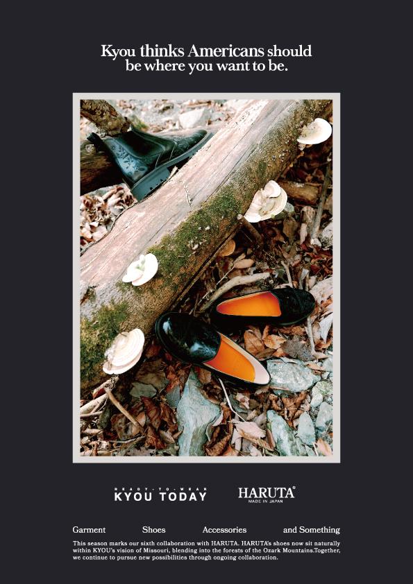 HARUTA(ハルタ)とKYOU(キョウ)のコラボレーション第6弾が登場。全3型を2026年9月26日(土)より発売する。