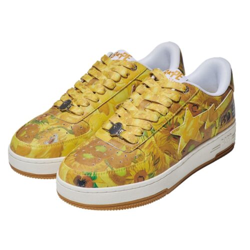 【完売必至のコラボ】名画『ひまわり』をまとったBAPE STA™が登場!BAPE®×ファン・ゴッホ美術館の限定コレクションが話題