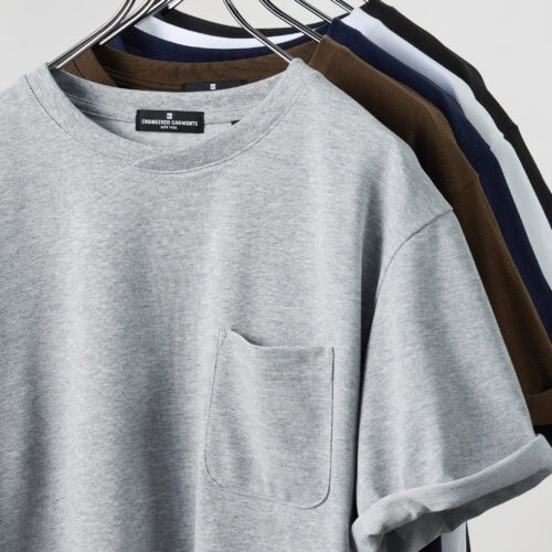 ドライカノコクロスネックT ¥1,490