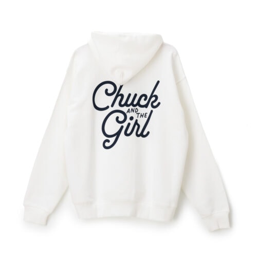 SWEAT・HOODIE COLLECTIONは、フーディとスウェットを展開。フーディはL.BLUEとWHITE、スウェットはWHITEとLAVENDERがラインナップする。