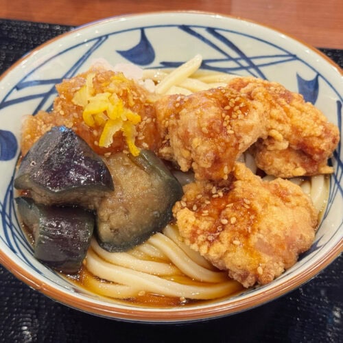 鬼おろし鶏からぶっかけうどん