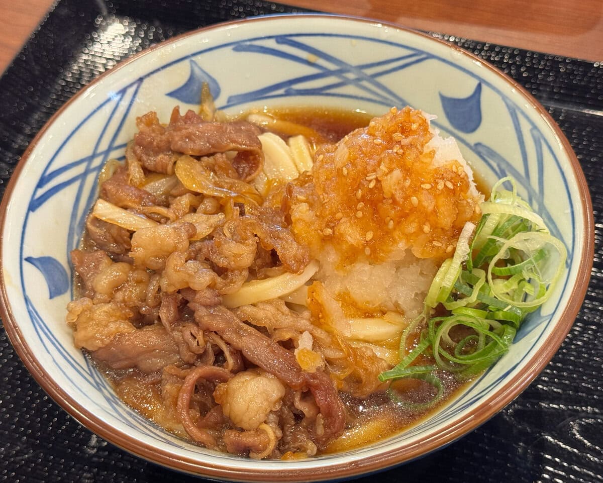 鬼おろし肉ぶっかけうどん