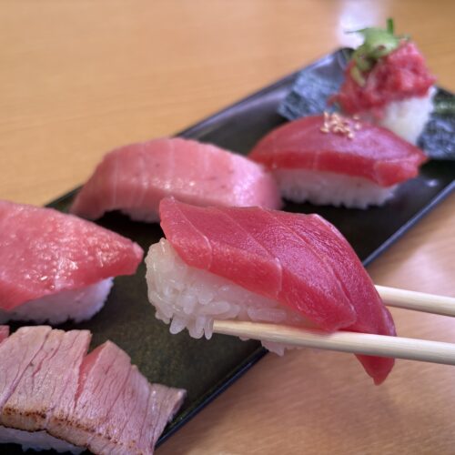 スシロー 豊洲天然本鮪6貫盛り