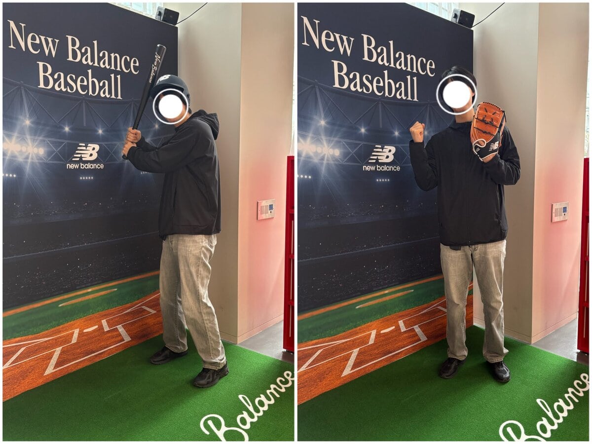 The New Balance Baseball POP-UP Store フォトブース