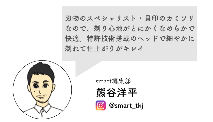 smartベストコスメ2022大賞ヒゲ剃り部門3位