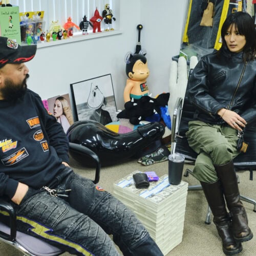 服部プロの事務所にてマシントーク！