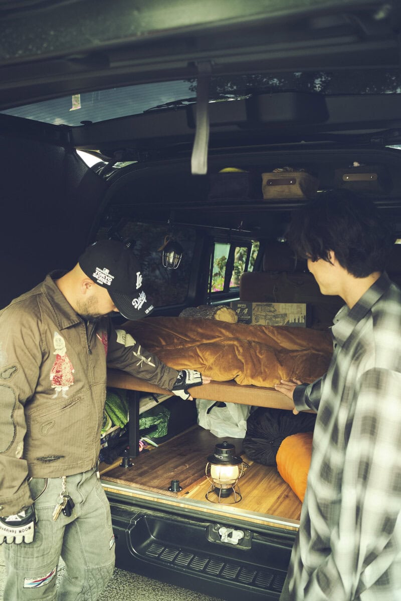 「ああ、荷台は全部フラットなのか」