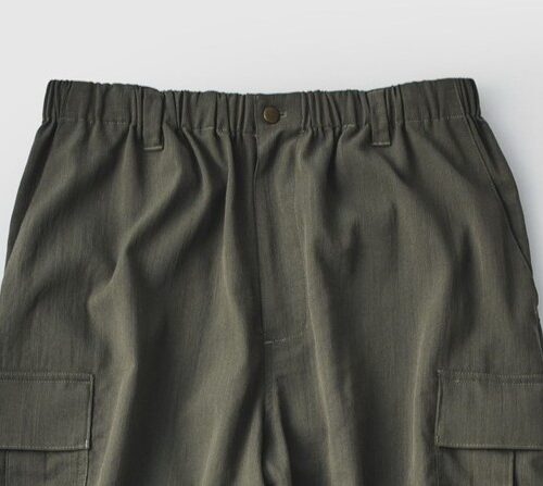 DAWNCE ワイドカーゴパンツ ヴィンテージとポケット位置比較