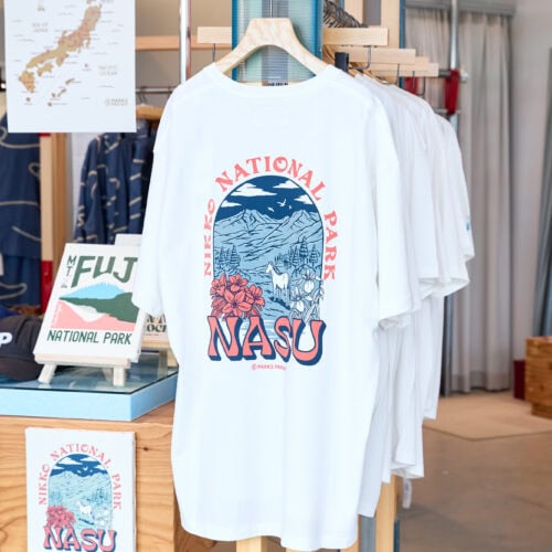 那須にある日光国立公園のTシャツなどが目立っていました