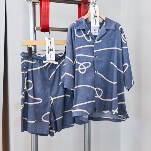 日本の文化の一つである銭湯カルチャーを体現したブランド「SENTO-GRASHI」のアイテムも目に涼しかった