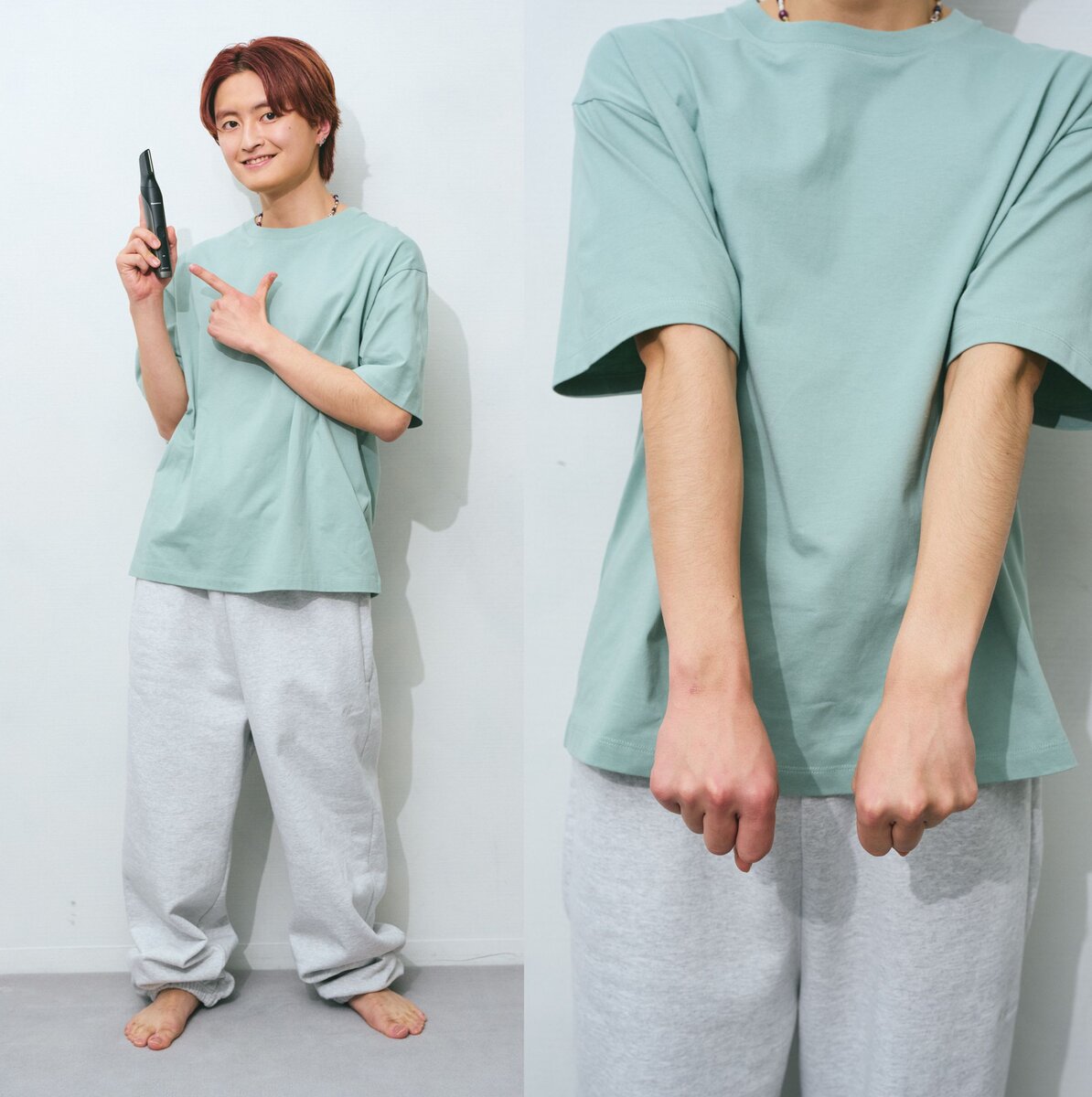 CyberAgent LegitのKAI→さんが、パナソニックの「ボディトリマー ER-GK83」にトライ!