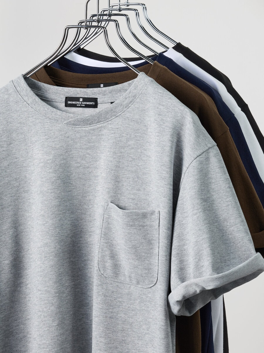 ジーユー×エンジニアドガーメンツ ドライカノコクロスT カラーバリエーション