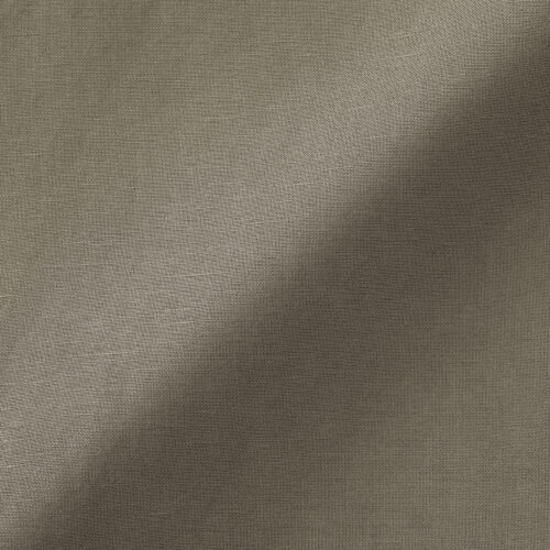 ムジラボ リネンリヨセル ジップアップワークシャツ 生地寄り