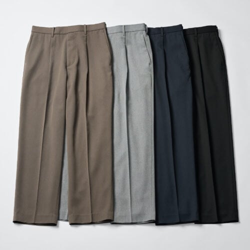 ユニクロ:シー タックワイドテーパードパンツ カラーバリエーション