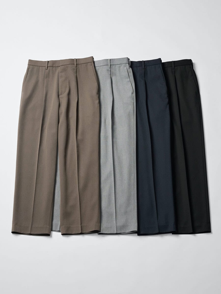 ユニクロ:シー タックワイドテーパードパンツ カラーバリエーション