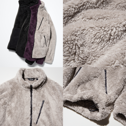 「UNIQLO and NEEDLES(ユニクロ&ニードルズ)」フリースジャケットのディテール