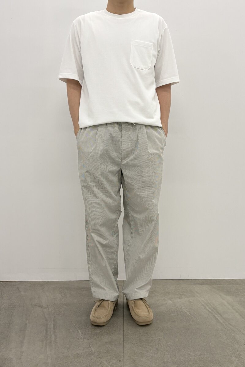 ジーユー×エンジニアドガーメンツ ドライカノコクロスT 試着