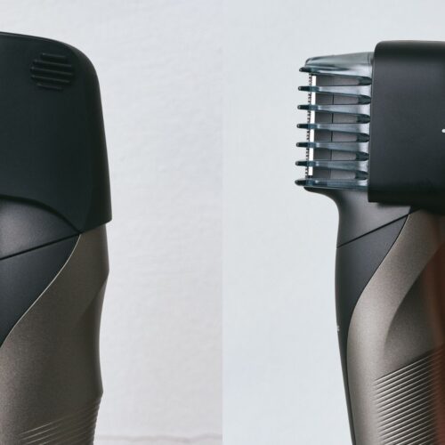 除毛から長さ調整まで対応できる2種類のアタッチメント付き