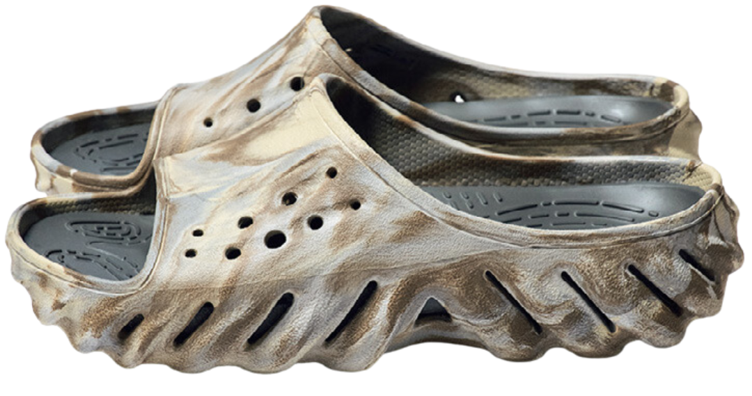crocsの一体成型サンダル