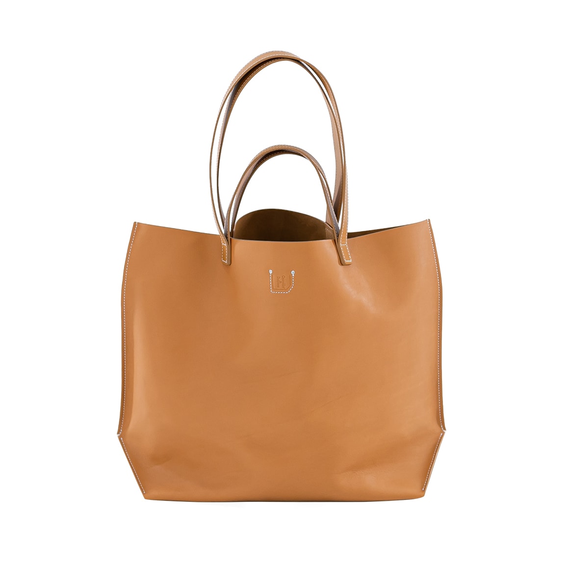 Double handles tote bag/Camel ¥96,800