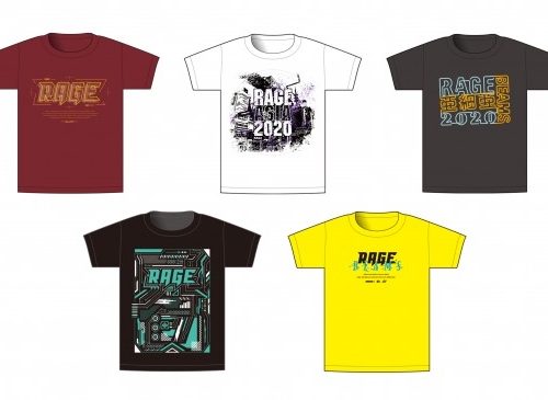 2020年8月29⽇、30日に開催した「RAGE ASIA 2020」のオフィシャルTシャツをBEAMSがデザイン。