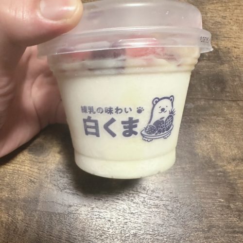 「練乳の味わい白くま」365円