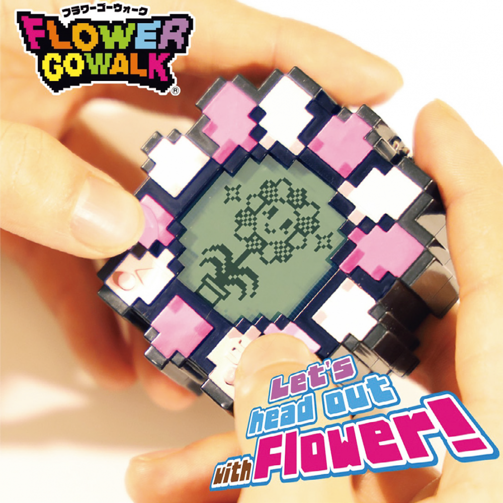 村上隆の代表作「お花」のキャラクターを育てながら日常を旅するデジタル育成ゲーム「フラワーゴーウォーク」