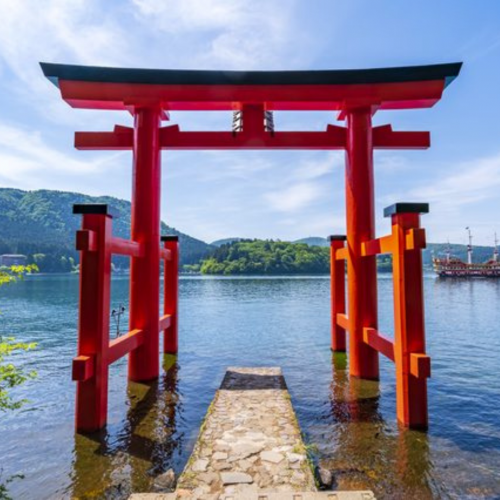 箱根神社,芦ノ湖湖畔,平和の鳥居,パワースポット,占い,昇龍