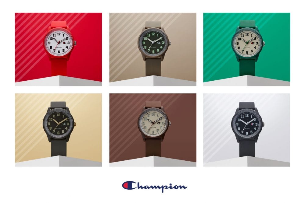 Champion,チャンピオン,腕時計,オンオフ対応,6色展開