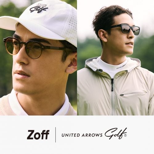 「Zoff」×「UNITED ARROWS GOLF」。初となるコラボレーションサングラス。