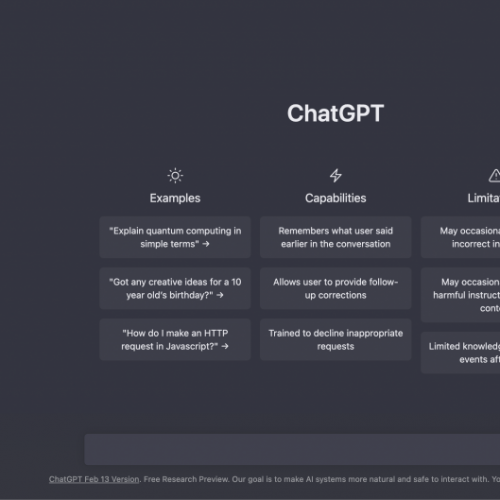 今話題のチャット型AI「ChatGPT」